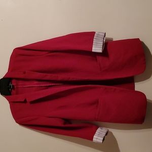 Burgundy blazer